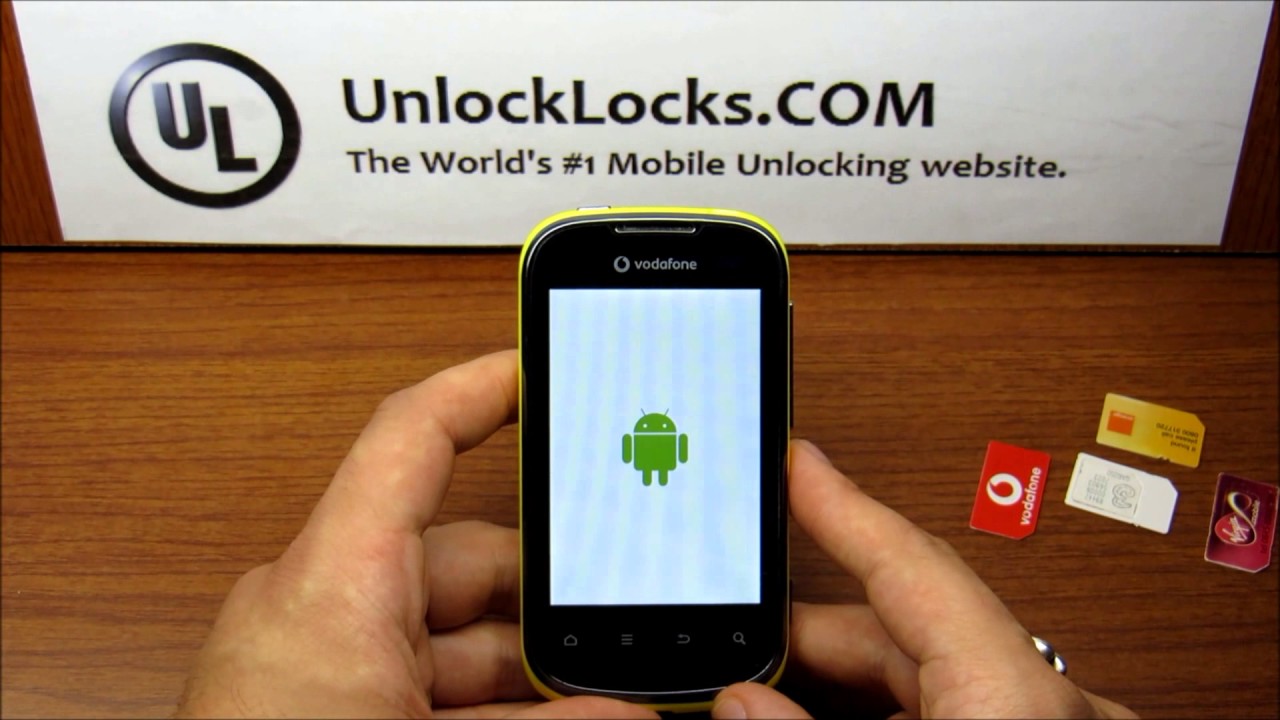 Vodafone smart mini unlock code free