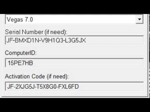 Sony vegas 7 activation code free download github